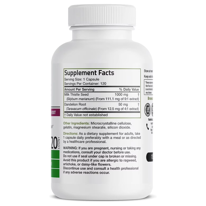 Liver Health Capsules Factory - Custom Label Milk Thistle Dandelion Cleanse Detox