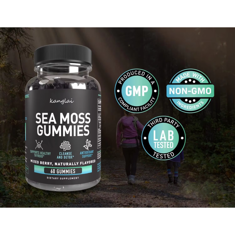 Sea Moss Gummies Supplier - Customized Packaging Irish Moss Detox Antioxidant