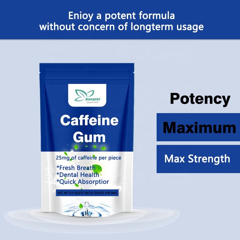 Caffeine Chewing Gum Factory - Private Label Energy Focus Adult Dental Healthy