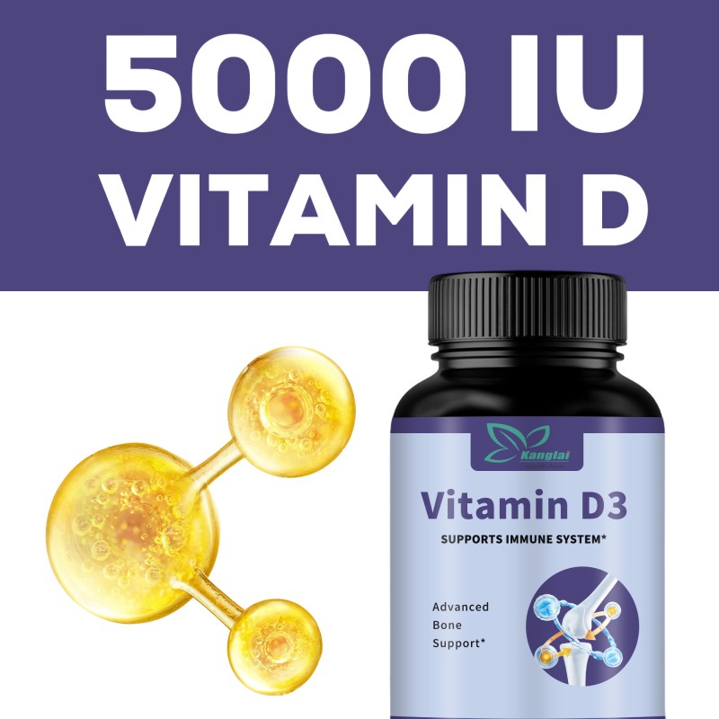 Vitamin D3 Softgels Factory - Factory Direct Natural 5000IU Immune System