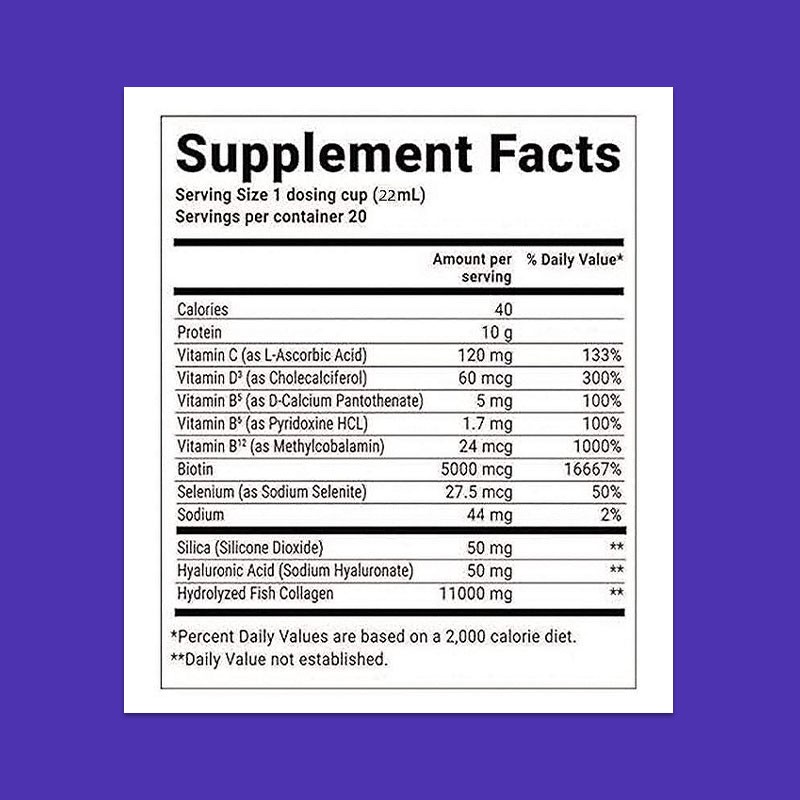 Hydrolyzed Collagen Oral Liquid Manufacturer - OEM Factory Vitamin C Biotin Selenium