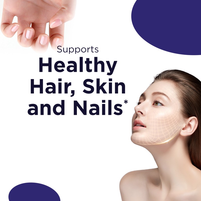Biotin Softgels Manufacturer - Best Selling Organic Strong Nails Skin Health