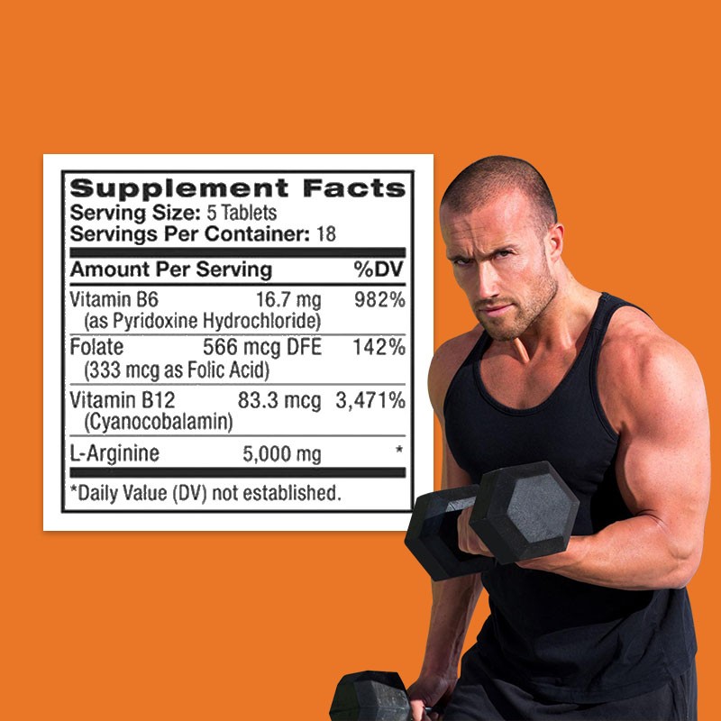 L-Arginine Tablets Manufacturer - OEM Private Label B Vitamins Stamina Vascular