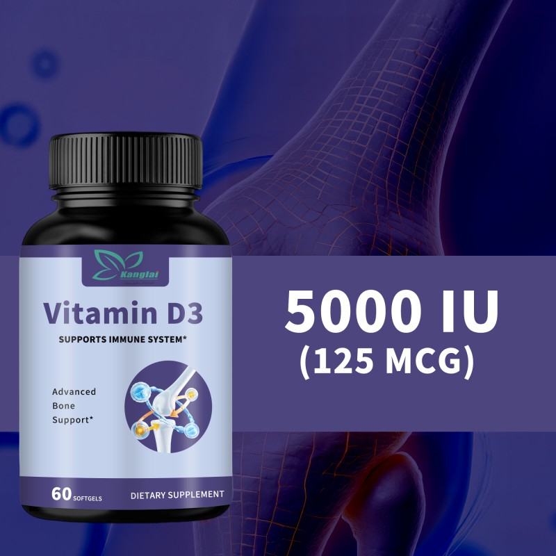 Vitamin D3 Softgels Factory - Factory Direct Natural 5000IU Immune System