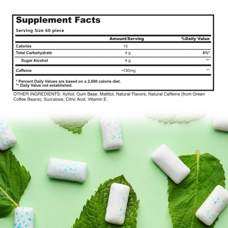 Energy Chewing Gum Manufacturer - High Quality Sugar Free Nootropic Focus Xylitol