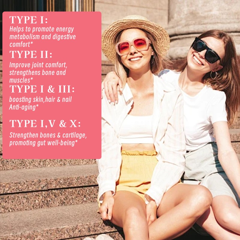 Collagen Gummies Supplier - High Quality 2000mg 5 Types Vitamin C Biotin