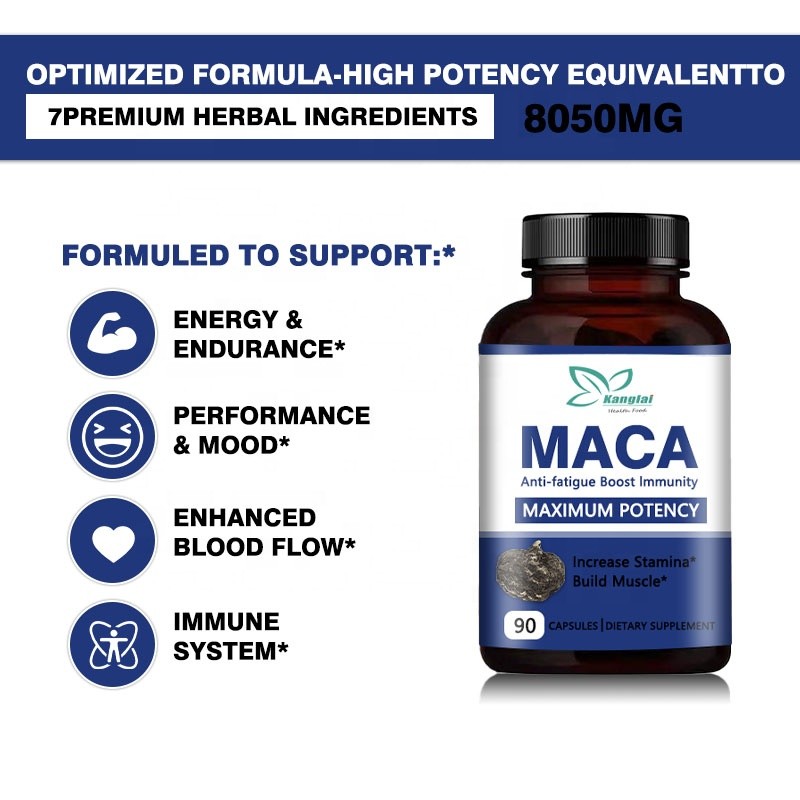Maca Capsules Supplier - Factory Direct Ginseng Energy Strength Capsule
