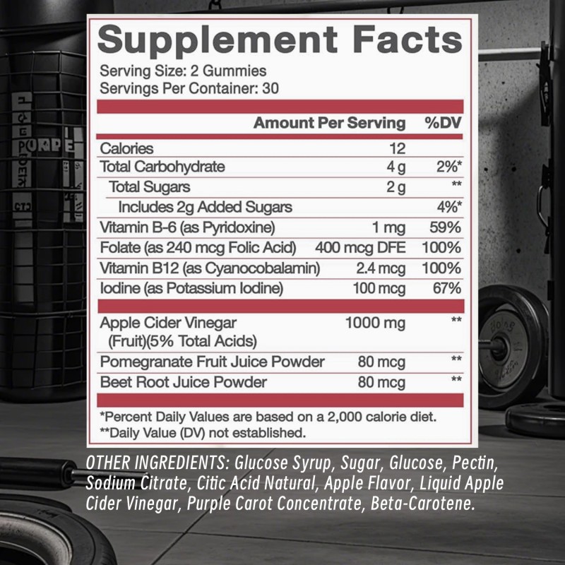 Weight Loss Gummies Supplier - OEM Private Label ACV Pomegranate Appetite Control