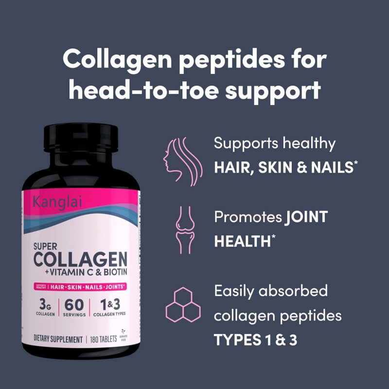 Collagen Tablets Manufacturer - Customizable Private Label Vitamin C Immune System