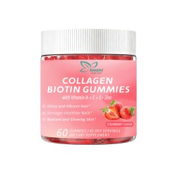 Collagen Biotin Gummies Factory - Private Label Vitamin C Zinc Strong Nails Skin