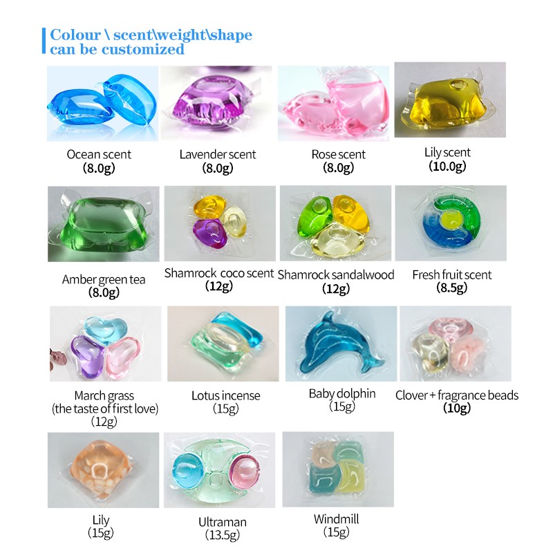 Laundry Detergent Capsules Manufacturer - Wholesale OEM Super Cleaning 3 in 1