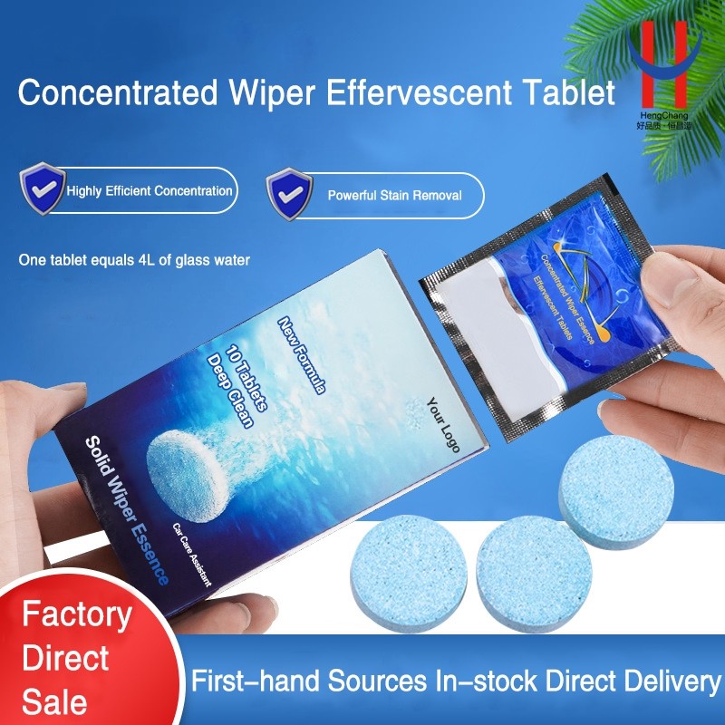 Car Window Tablets Factory - Hot Selling Soluble Eco Glass Cleaning Effervescent