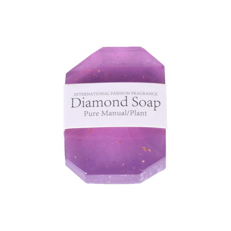 Geode Soap Manufacturer - Crystal Gold Foil Whitening Face