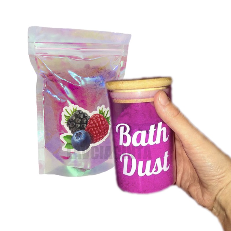 Bath Bomb Powder Supplier - Organic Bubble Shimmer Cracked Bag