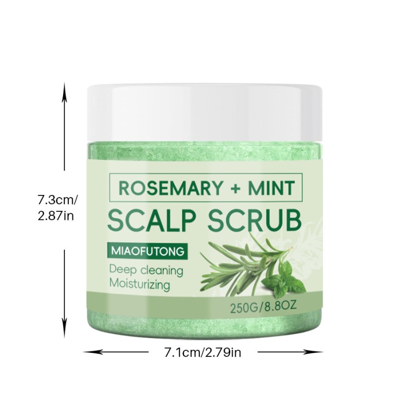 Hair Scrub Supplier - Rosemary Mint Scalp Soothing Massage Brush