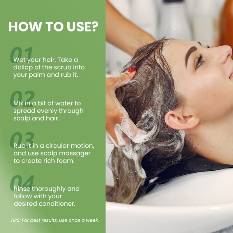 Hair Scrub Supplier - Rosemary Mint Scalp Soothing Massage Brush