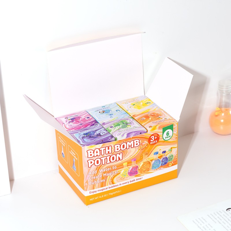 Bath Powder Manufacturer - Private Label Rainbow Colors Gift Bag