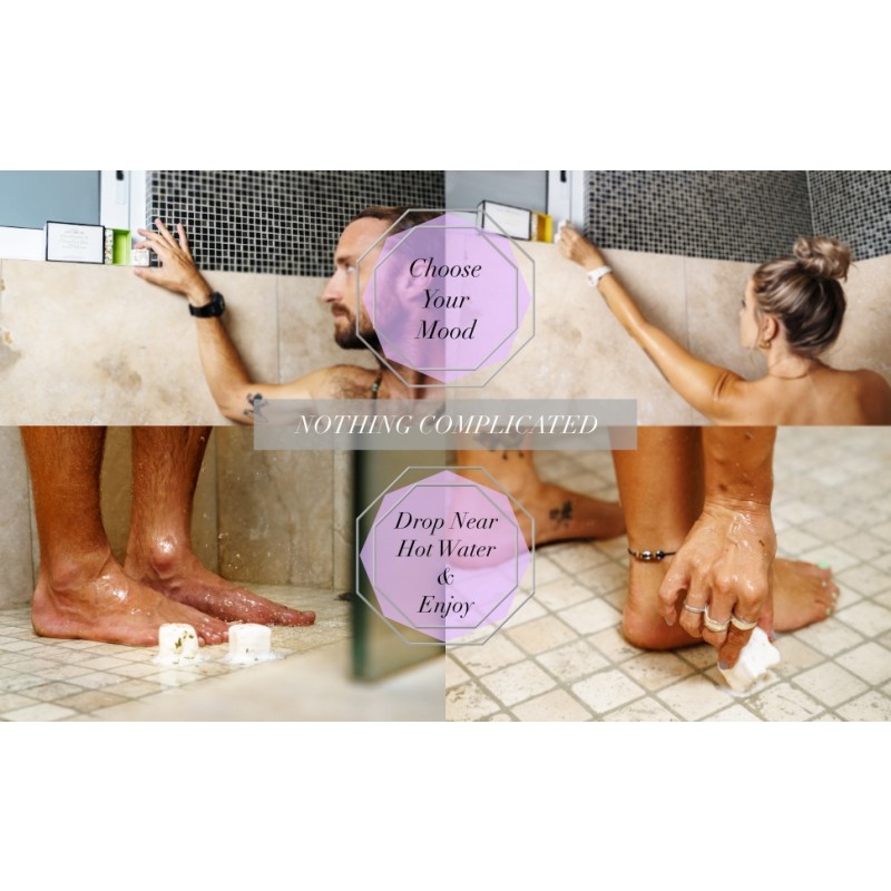 Shower Steamer Manufacturer - Organic Eucalyptus Cube Gift Set