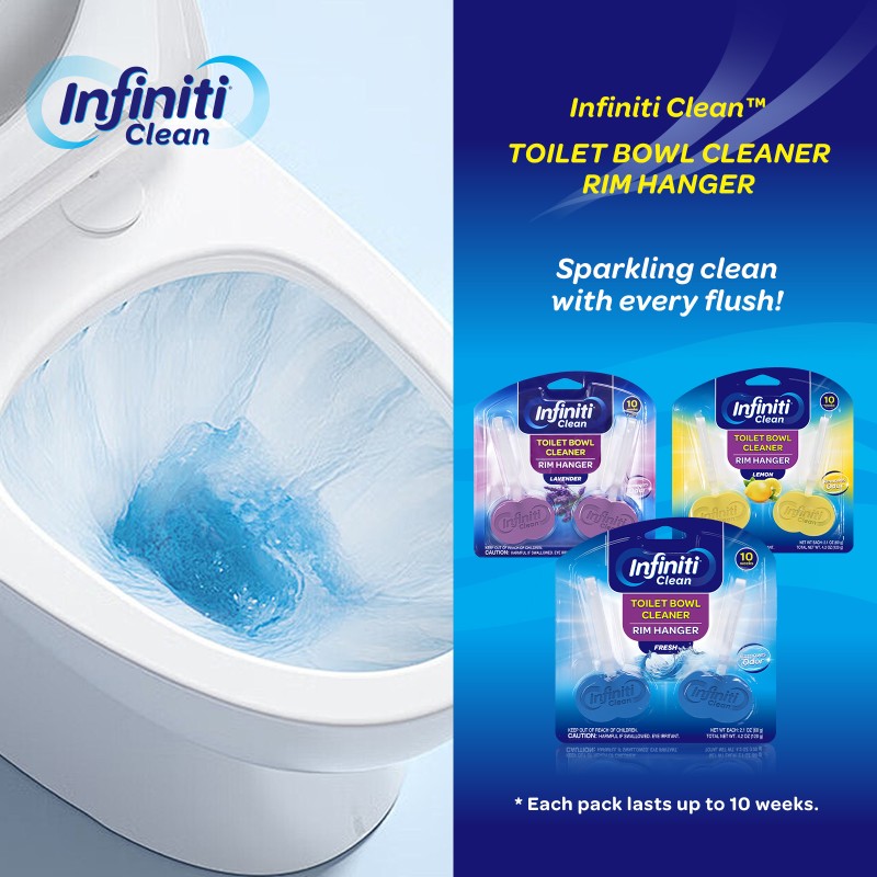 Toilet Bowl Cleaner Manufacturer - Infiniti Automatic Deodorant Hanging Rim Block