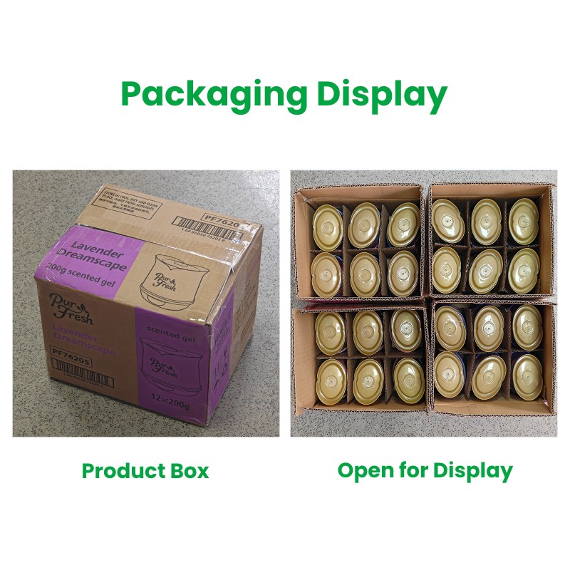 Aroma Gel Air Fresheners Factory - Sustainable Lavender Perfume Improved Indoor