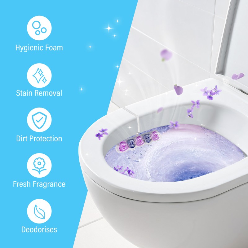 Toilet Bowl Clean Block Manufacturer - Auto Clean Rim Hanger Lavender Fragrance