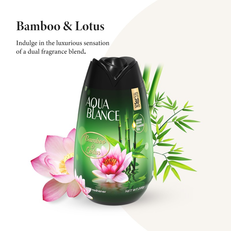 Odor Eliminator Gel Supplier - 200g Bamboo Lotus Scented Daily Use Stocked