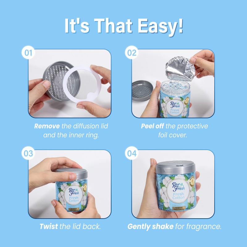 Solid Odor Eliminator Manufacturer - Tropical Breeze 185g Car Fragrance Wholesale