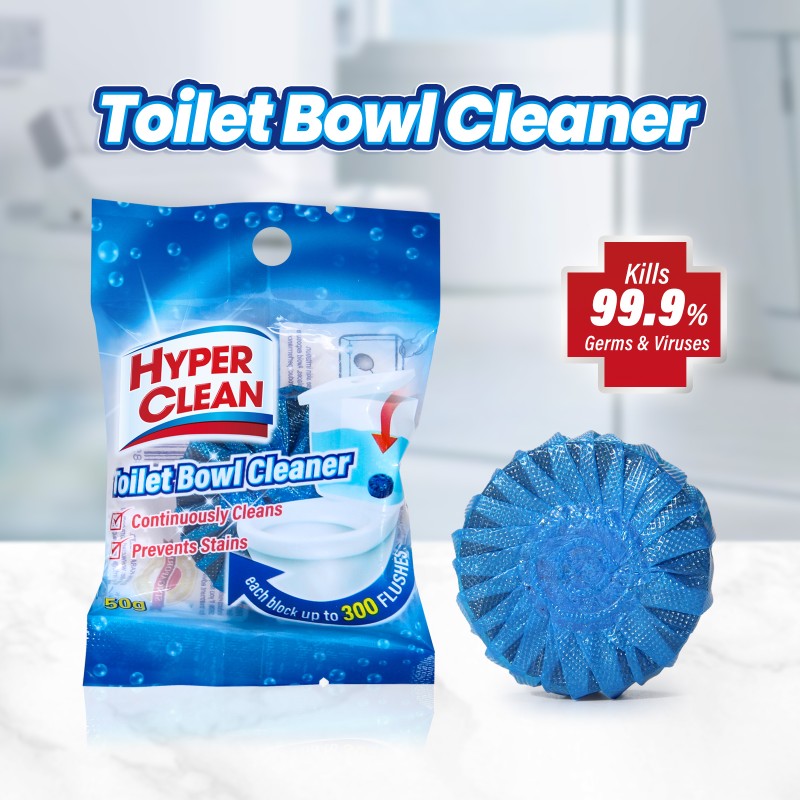 Toilet Bowl Cleaner Supplier - 1pk Certificate Automatic Deodorizer Blue Block