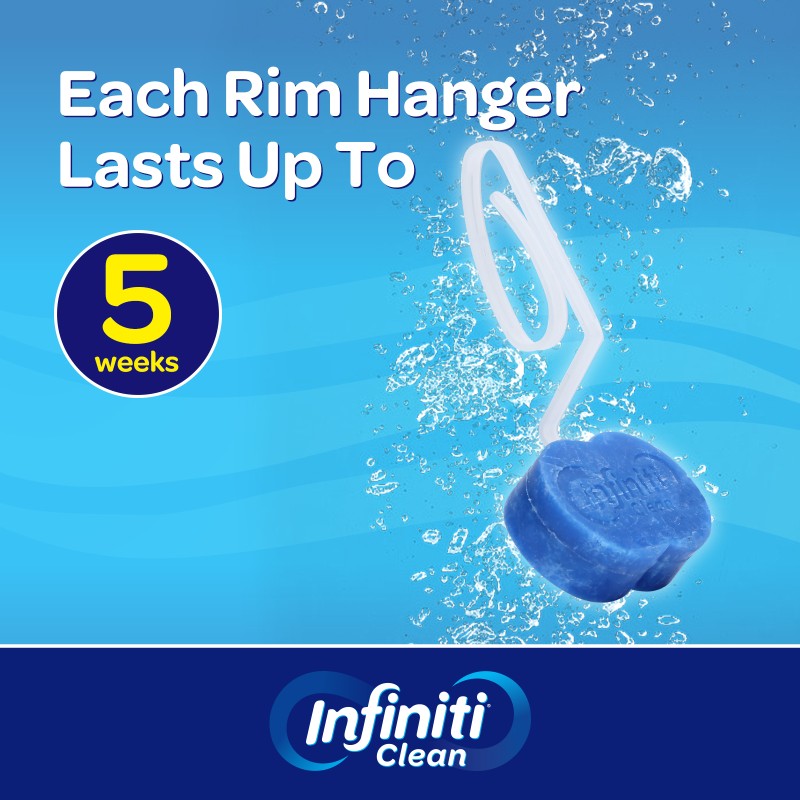 Toilet Bowl Cleaner Manufacturer - Infiniti Automatic Deodorant Hanging Rim Block