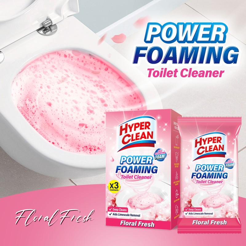 Toilet Cleaner Supplier - Floral Pink Wholesale Power Foaming Deep Cleans