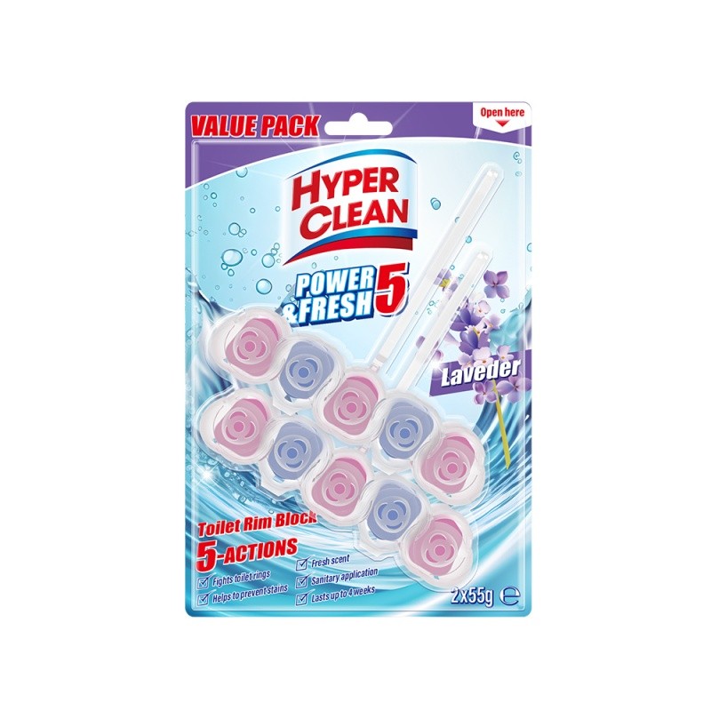 Toilet Bowl Clean Block Manufacturer - Auto Clean Rim Hanger Lavender Fragrance