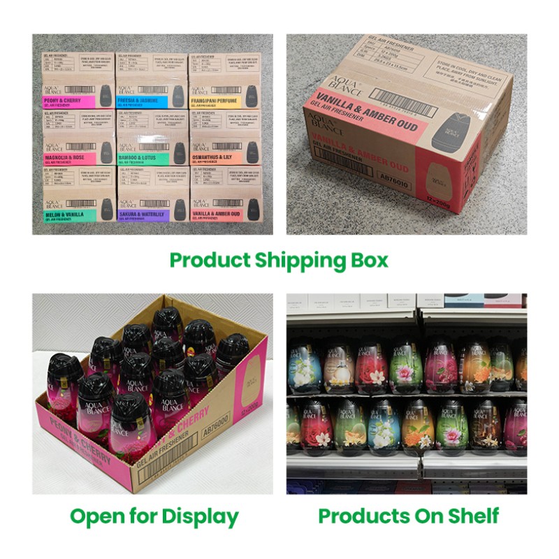 Solid Gel Air Fresheners Supplier - Lily Osmanthus Effective Odor Eliminating Home Car