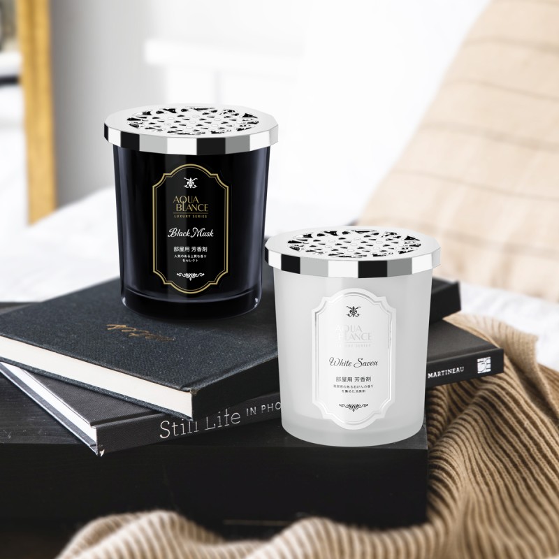 Solid Gel Air Freshener Factory - 150g White Savon Long-Lasting Car Deodorizer