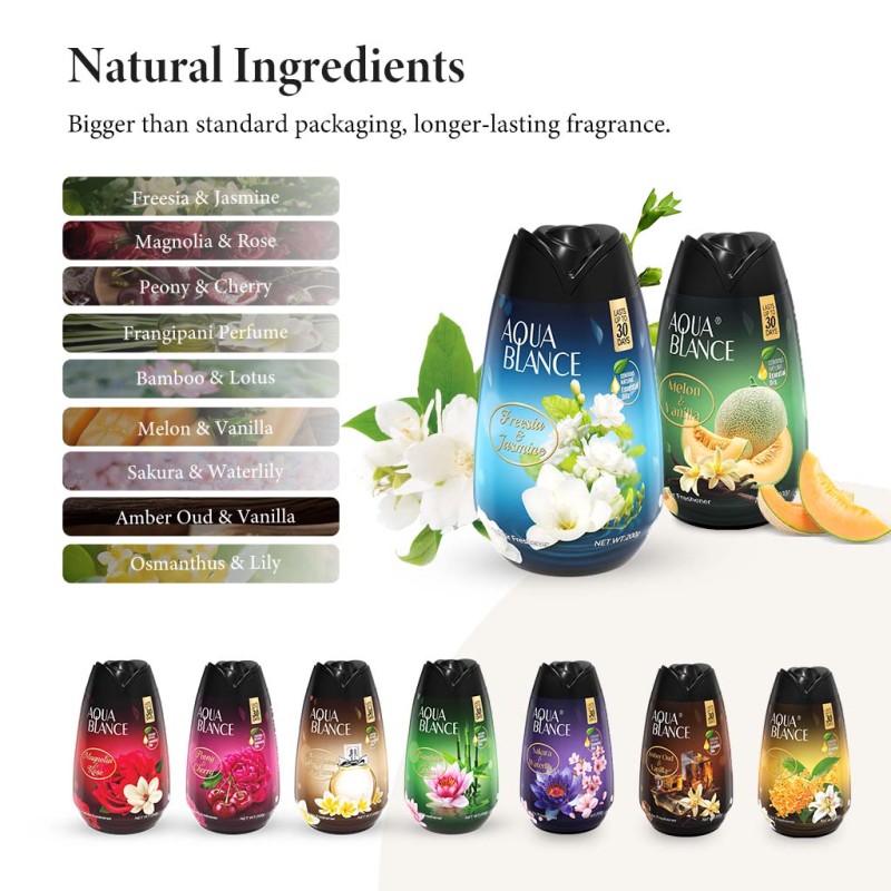Solid Gel Air Fresheners Supplier - Lily Osmanthus Effective Odor Eliminating Home Car