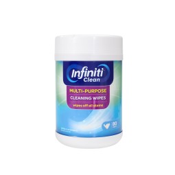 Disposable Wet Wipes Manufacturer - Infiniti Clean 80 Sheets Organic Flushable