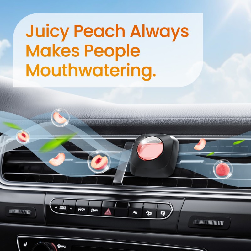Auto Air Freshener Manufacturer - Modern 4ml Juicy Peach Vent Clip Aromatherapy