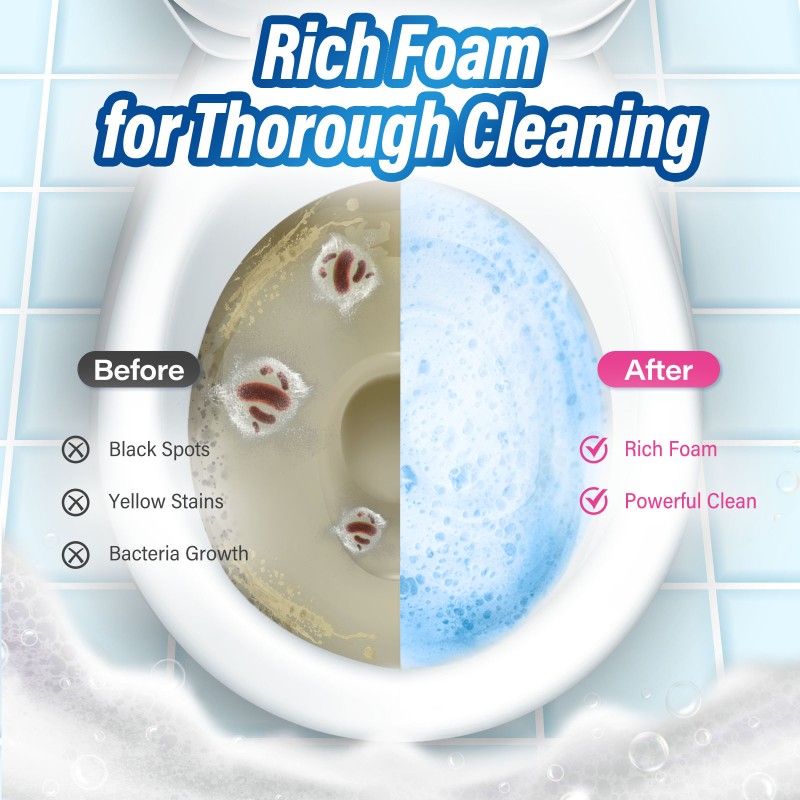 Toilet Cleaner Supplier - Floral Pink Wholesale Power Foaming Deep Cleans