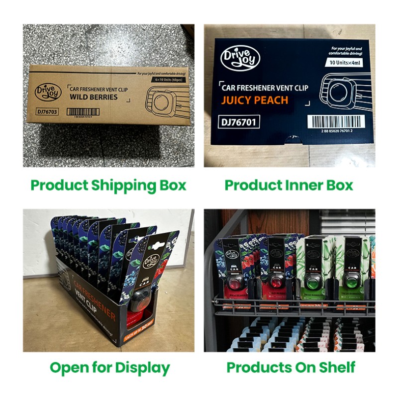 Car Air Freshener Manufacturer - Professional 4ml Fresh Bamboo Vent Clip