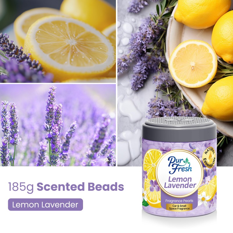 Scented Beads Supplier - 185g Lemon Lavender Office Home Car Bedroom