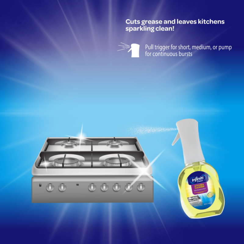 Kitchen Degreaser Factory - Infiniti Kitchen Cleaner Liquid Oil Stain Agent