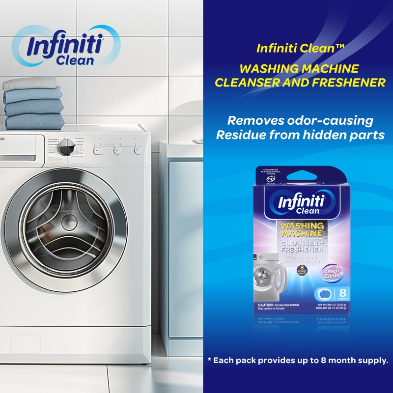 Laundry Machine Cleaner Factory - Infiniti Clean Effervescent Drum Stain Descaler