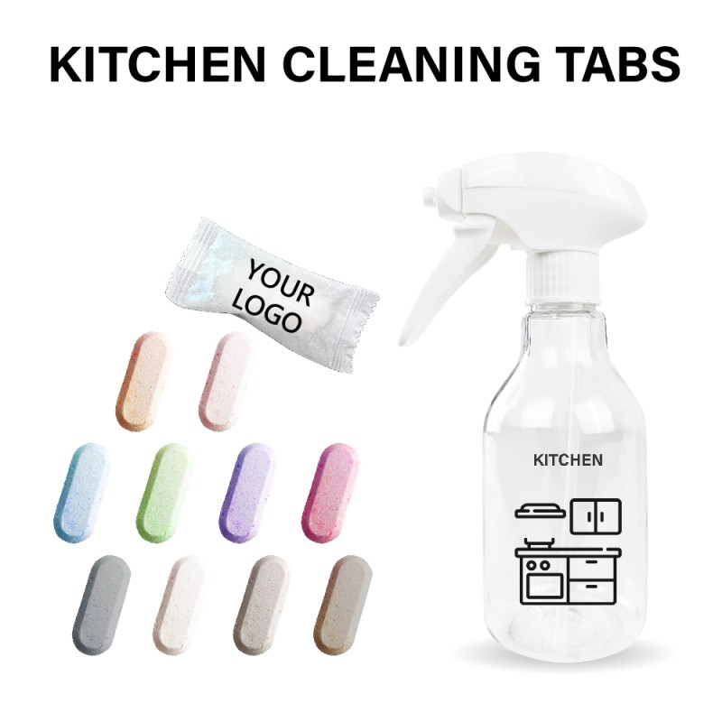 Kitchen Cleaning Tabs Manufacturer - Remove Oil Stains 10g to 300ml
