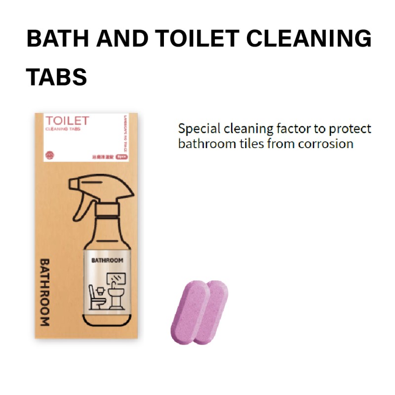 Bath Cleaning Tabs Factory - Remove Bathroom Dirt 10g to 300ml