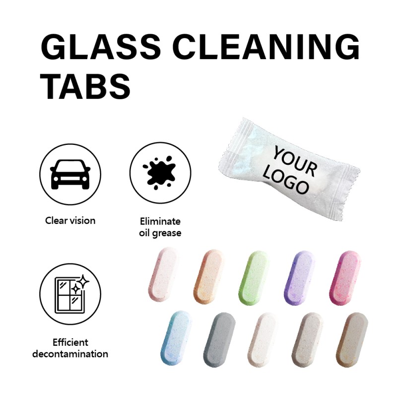 Glass Cleaning Tabs Factory - Powerful Cleaning Any Glass Material