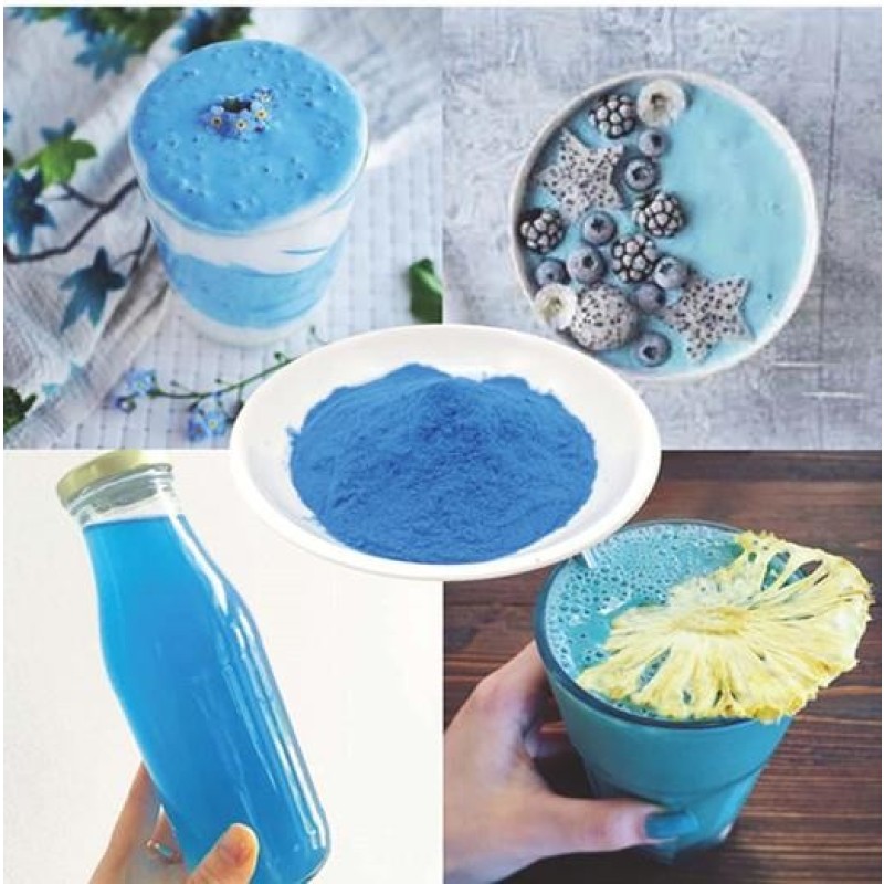 Spirulina Antioxidant Factory - GMP Factory Supply Phycocyanin E16-E25