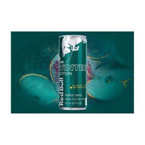 Red Bull Drink Supplier - Winter Edition 250ml Low-Fat Ginseng