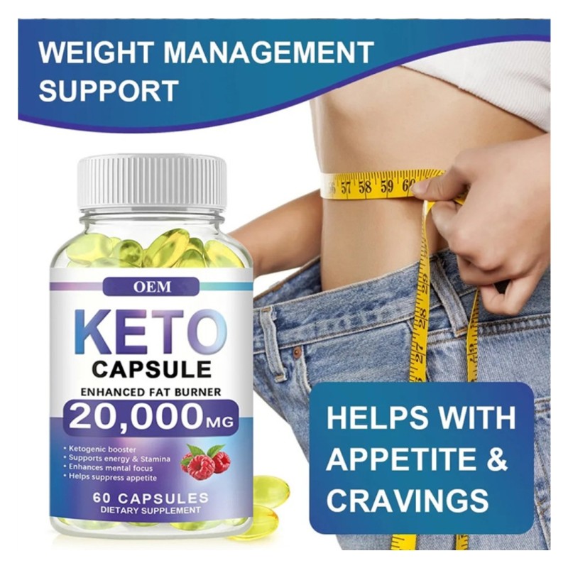 Food Grade Keto Softgel Deep Sea Fish Oil Rose Oil Krill Oil DHA Appetite Suppressant Body Shaping Pill in Bottle Packaging