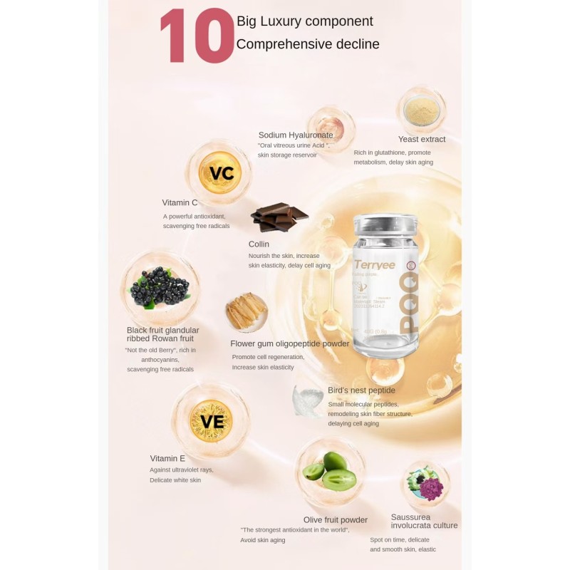 Own Brand High Purity PQQ Dietary Supplements Natural Origin Antioxidant Food Tablets for Cellular Health Brain Health Bottle