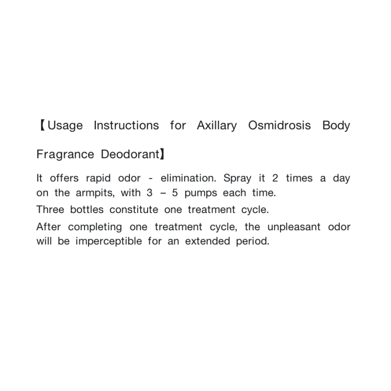 OEM Wholesale Sexy Perfume Deodorant Spray Long-Term Herbal Extract for Armpit Chinese Herbal Patent