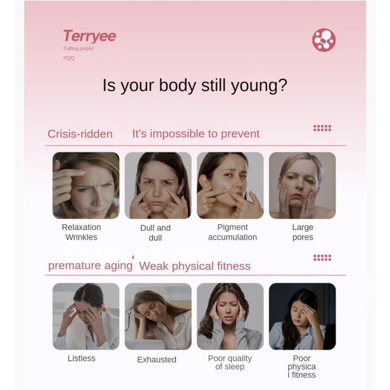 OEMOwnBrand High Purity PQQ Herbal Extract Patent Antioxidant Defense Dietary Supplements Tablet Boost Cognitive Function Deep